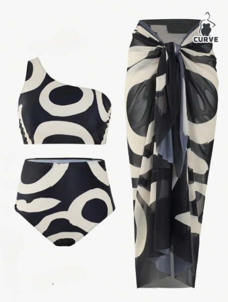 Black and White Oasis 3 Piece